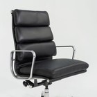 2010s Herman Miller Eames Soft Pad Executive Desk Chair Black W  Adjustable Base