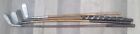 4 Antique Vintage Unusual Hickory Wood Shaft Golf Clubs Need Work Forgan R White