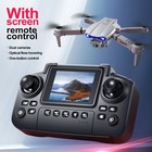 4k Hd Drone Dual Camera Wifi Fpv Foldable Quadcopter Rc With Screen Remote