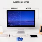 Electronic Screen Cleaner Wipes 8x7 Inch For Pc Laptop Phone Tv Tablet 40 Pcs