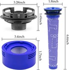 Motor Rear Cover Fit For Dyson V7 V8 Vacuum Cleaner  1 Motor Real Cover 1 Hepa P