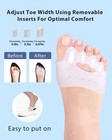 Silicone Toe Separators   Bunion Correctors For Men   Women - Soft  Comfortable