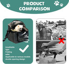 Dog Bike Basket  Soft-sided Dog Bike Carrier Backpack  Cat Bicycle Basket  Multi