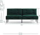 Gilman Futon - Futon Sofa Bed - Futon Couch - Small Futon - Living Room Furnitur