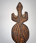 Vintage Australian Aboriginal Hand Carved Wood Goanna Lizard Burnt Art Souvenir