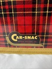 Vtg 1950 s Car-snac Gotham Industries Red Tartan Picnic Sportsman Thermos Set