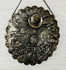 Vintage Bedo 900 Silver Turkish Wedding Mirror Ottoman Empire Coat Of Arms Rare