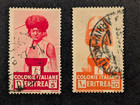Colonial Italy - Eritrea 1934 Lot Of 10 Stamps Sc  158-167    3 Are Mhog  7 Used