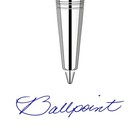 5 X  Parker Quink Flow Ball Point Pen Refill Medium Ballpen Nib Black Ink