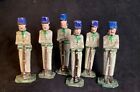 Antique German Wood Erzgebirge Soldiers In Original Box  6 