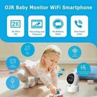 2k Hd Video Baby Monitor With Camera   Audio Wifi Night Vision Motion Detection