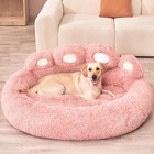 Fluffy Warm Dog Bed Large Pet Sofa Kennel Mat For Dogs   Cats