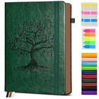 Vintage Leather Journal With 300 Numbered Pages a4 A4  8 5in X 11 3in  Green