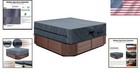Dark Gray Heavy Duty Hot Tub Cover - Year-round Protection Against Elements