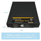 75 In Archival Storage Box Museum Archive Photo Document Craft Paper Storage