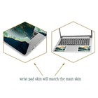 Removable Reusable Laptop Skin Sticker Decal Cover   2 Wrist Pad Included 