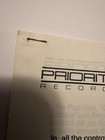Ice Cube The Predator Vintage Presskit Bio Priority Records  Nwa 1992 Gangsta