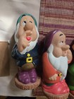 Lot 3 Vtg Snow White   The 7 Dwarfs 5  Rubber Squeaker Bath Toy Disney Dopey
