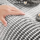 Bathroom Rugs And Mats Sets  2 Piece Thick Absorbent Chenille Non Slip  Soft    