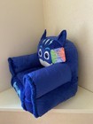 Disney Junior Pj Masks Catboy Kids Plush Sofa Bean Bag Chair Withsherpa Trimming