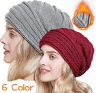 Women s Knit Slouchy Baggy Beanie Oversize Winter Hat Ski Fleece Slouchy Cap Usa