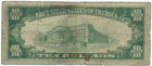 1929  10 National Banknote   The Commercial National Bank Of Tiffin  Ohio