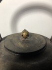 Japanese Cast Iron Tea Kettle Tetsubin Teapot Japan Brass Lit
