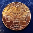 100  To Charity 2012 Buffalo 1 Avdp Oz Copper Round  999 Fine