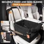 Dog Car Seat For Small Dogs pu Leather Pet Car Seat Boosters puppy Cat Carseats 