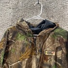 Scent Blocker Plus Frontier Jacket Mens Large Camo Hooded Hunting Real Tree Camo