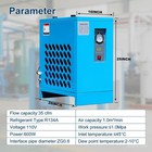 35cfm 110v 0 58 Kw Refrigerated Compressed Air Dryer With R134a Cooling System