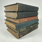 Vintage Book Lot Of 6 Hardcover Staging Classics Decorative Worn Stack