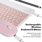 Pc Keyboard Wireless Bluetooth Mouse Stylus Set For Iphone Ipad Tablet Laptop