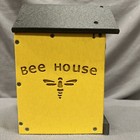 Jc   s Wildlife Mason Bee House Yellow Composite Board Poly Lumber   Pine Rot-free
