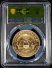 1849  2025   20 Ssca Gold Plated Silver Type I Liberty Pcgs-gold Label Gem Bu