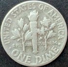 1957-p Roosevelt Dime 90  Silver Eagle Us  Fine Circulated Free Shipping 1e