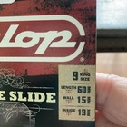 Dunlop Chrome Slide 9 Ring Size Acoustic  Lap Steel Or Electric Guitar