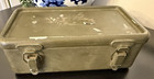Vintage Military Metal First Aid Kit Box With Contents Ephemera 1970 s