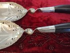 Sterling Silver Hand Made Salad   Serving Fork   Spoon Original Price  368 