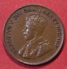 1928 Canada 1 One Cent Coin - George V - Small Canadian Bronze 1 One Penny - Fff