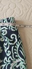 Soft Surroundings Pull On Navy Green Floral Paisley Skort L Costal Pickleball