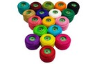 Cotton Thread Soft And Shine Ball For Embroidery Crochet Knitting Pack 18 Colors