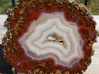 Tcr Moroccan Agate jasper lapidary Polished  both Sides  Slab 151 Grams