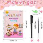 4 Pc Reusable Grooved Writing Books For Kids  Magic Copy Books reusable Handl