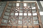 8 x8  Nominal Wall Vent Cover Cast Iron Top Pivot Lock Well Pat 1908