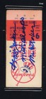 Reggie Jackson 1977 Signed Baseball World Series Gm 6 Ticket Psadna Auto 10 Hof