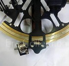 Vintage Brass Nautical Sextant Solid Brass Navigation Functional Marine Working