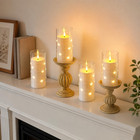 Flickering Flameless Candles With Remote Timer  6pcs Led Battery Operated