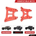 2x Front Rear Shock Tower Red For Arrma Kraton 6s Blx Outcast Notorious Parts