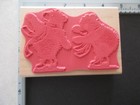 Stampabilities Gruffies Bears On Ice Rubber Stamp